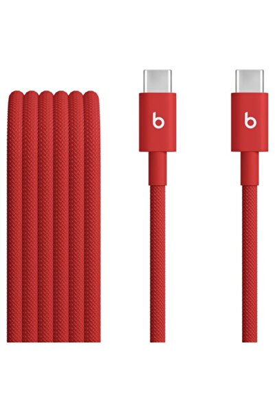 Beats Cablu USB-C TO USB-C WOVEN CABLE (1.5 M) - RAPID RED
