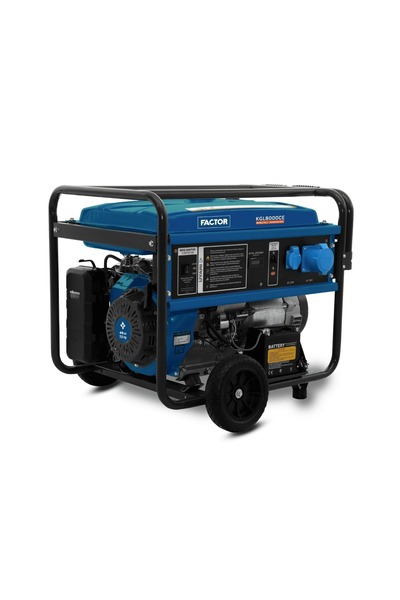 Factor KGL8000CE Benzinli Jeneratör Monofaze 8.1KVA