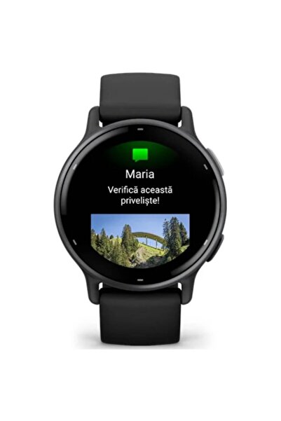 Garmin Smartwatch vivoactive 5, GPS, 42mm, silicon strap, Slate/Black