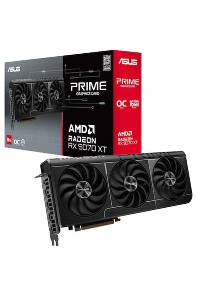 ASUS PRIME AMD RADEON RX 9070 XT OC, 16GB GDDR6, 256-bit
