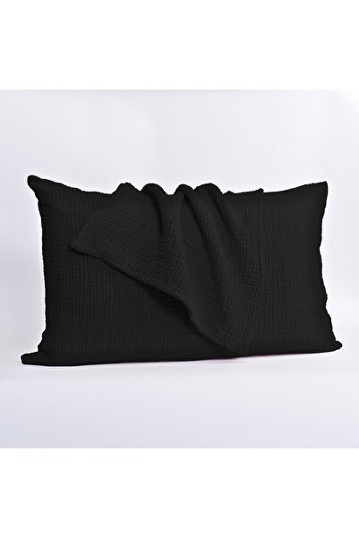 Püskül Tekstil Luxury Muslin Pillowcase 2 Pieces - 100% Cotton 4-Layer High Quality Muslin Pillowcase Set