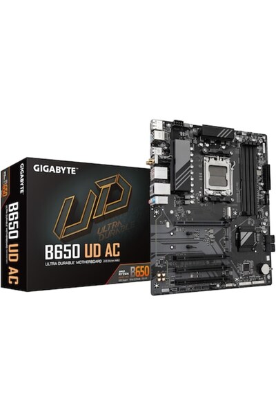 Gigabyte B650 UD AC Μητρική πλακέτα, Υποδοχή AM5, 4x DDR5, ATX