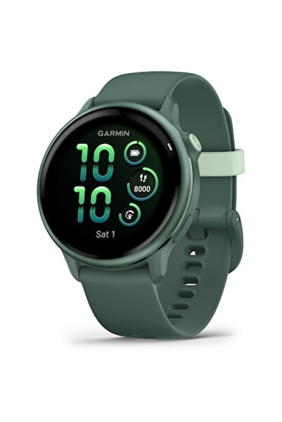 Garmin Ceas inteligent vivoactive 6, GPS, 42mm, curea din silicon, verde jasp...