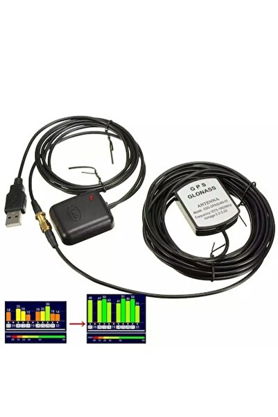 Mediatek GPS Signal Amplifier with Two Antennas for Reception and Transmission