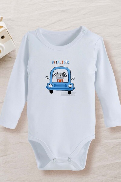 bebek perisi 100% Cotton Organic Car Design Baby Bodysuit