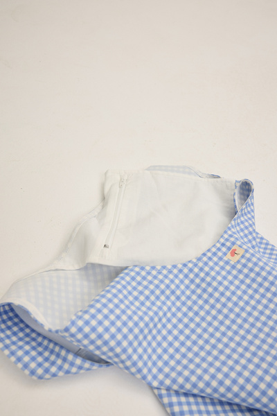 Allyco Geantă de umăr din material textil cu dungi