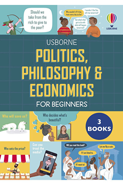 Usborne Politics, Philosophy & Economics Beginners Boxset - set of 3 books