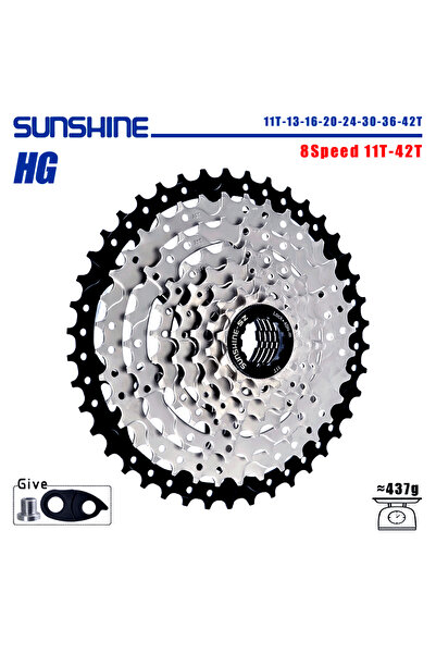 Choice 8 Speed 11T-42T SUNSHINE Bicycle Cassette 8/9/10/11/12Speed MTB Sprock...