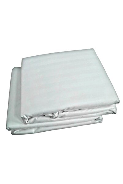 Home Still HomeStill Bed Linen, Damask Satin Microfiber, 1 Person, 3 Pieces, White