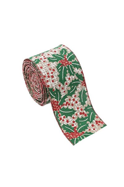 Flippy Panglica Decorativa pentru Craciun, Flippy, 200 x 6,3 εκ., Χακί