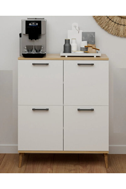 ARTI HOME 4 kapaklı Çok Amaçlı Dolap Kahve Köşesi