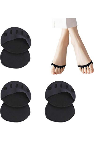 Tuknon Set de 3 perechi de apărători de degete, textile, negre