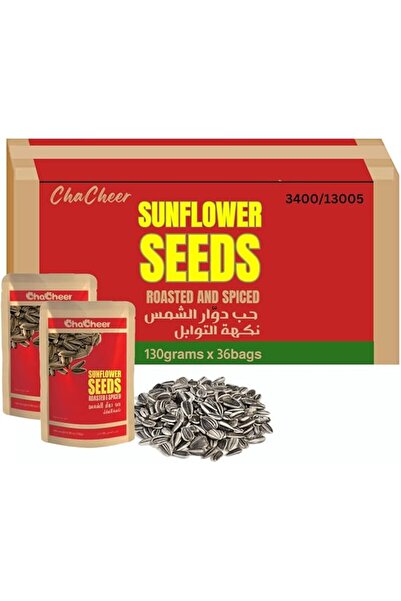 ChaCheer Sunflower Seeds Roasted & Spiced, 130g x 36 Pc's, Carton Packing