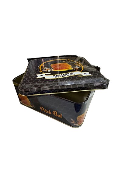 TANSU STORE 2 Sıralı Kare Petek Bal Tenekesi (Boş Teneke Kutu) (3ADET)