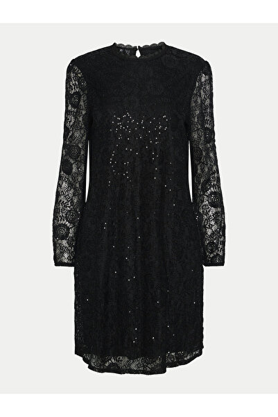 PIECES Γυναικείο Φόρεμα Κοκτέιλ 17151584 Μαύρο