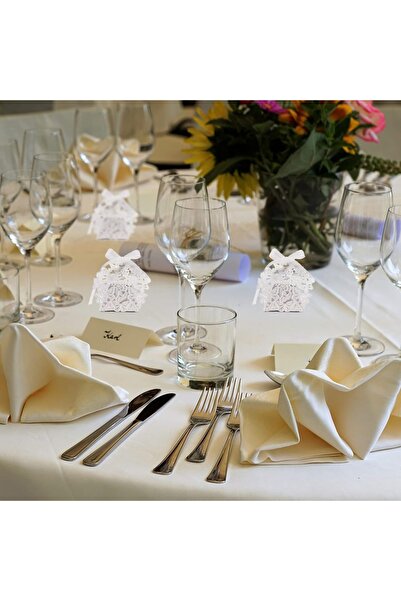 Azexcy Set of 30 testimonial boxes, cardboard, white, 6 x 4 x 8 cm