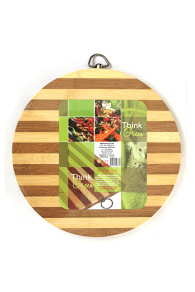 Raki Tocator bucatarie din bambus rotund 34x1,8cm Zebra