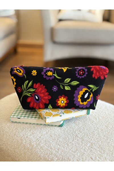 MEKİK BUTİK Husă pentru creion căptușită cu țesătură de flanel cu textura cat...