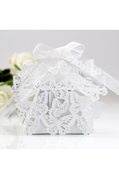 Azexcy Set of 30 testimonial boxes, cardboard, white, 6 x 4 x 8 cm