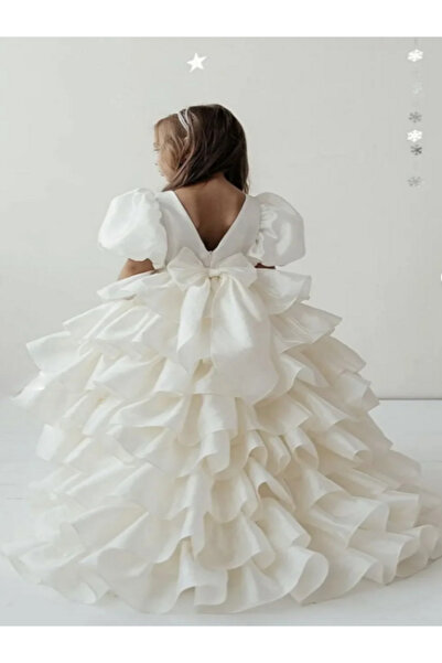 Tomac KIZ ÇOCUK TASARIM ABİYE MEZUNİYET ELBİSESİ 3,15 yaş