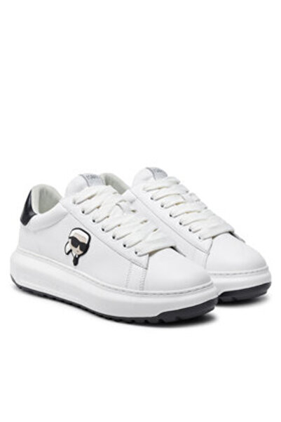 Karl Lagerfeld Ανδρικά αθλητικά παπούτσια λευκά KARL LAGERFELD-KL57530 011 ΛΕΥΚΟ LTHR