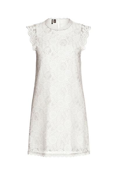 PIECES Γυναικείο Φόρεμα Casual 17146419 Λευκό