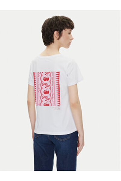 Pepe Jeans Γυναικείο T-Shirt PL506070 Λευκό