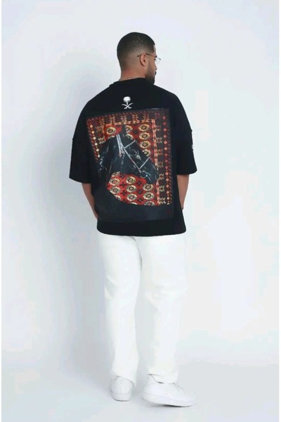 ACTIVE MODA -Γυναικείο μπλουζάκι με τύπωμα Σαουδικής Αραβίας oversized υψηλής ποιότητας ύφασμα πρώτης κατηγορίας