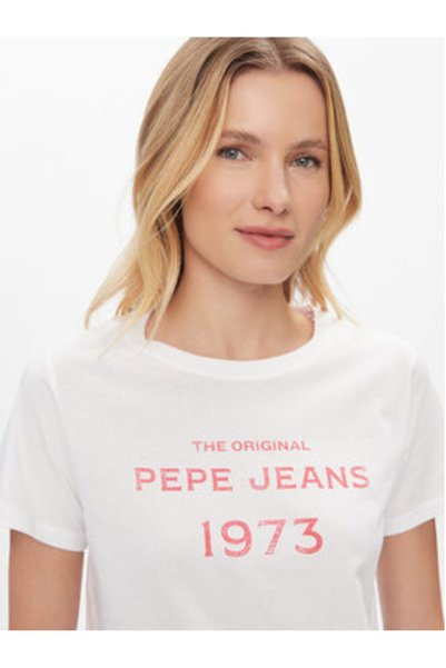 Pepe Jeans Γυναικείο T-Shirt PL505743 Λευκό