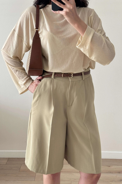 Eka Women's Beige Blouse 1045-70230