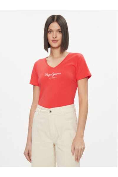 Pepe Jeans Γυναικείο T-Shirt PL505482 Κόκκινο