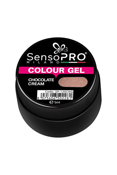 SensoPRO Milano Gel UV colorat cremă ciocolată 5ml,