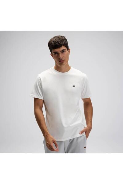 Ellesse Em559-Of Men's Basic T-Shirt - Off-White