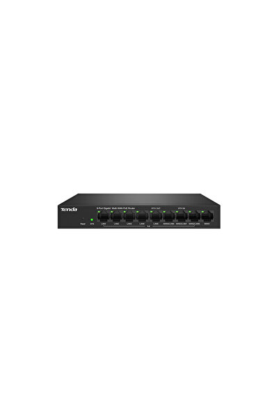 Tenda Router cu 8 porturi PoE+, 1 port WAN, Gigabit, administrare web - TND-G0-8G-POE