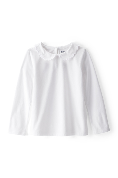 OshKosh Λευκό μπλουζάκι για κορίτσι