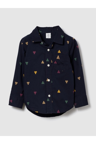 GAP Erkek Bebek Siyah Poplin Gömlek
