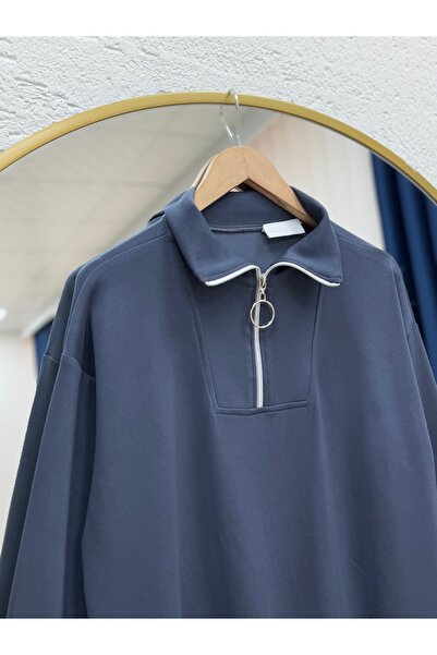 BENAHOLL Φόρεμα Camyla με ζιβάγκο με μισό φερμουάρ-PE2022 Ανθρακί