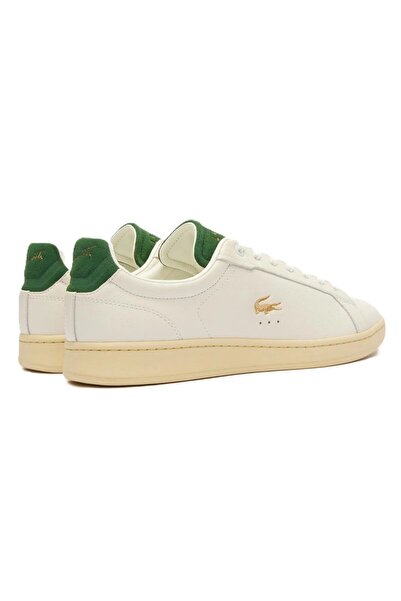 Lacoste Carnaby Pro Mens Leather Sneaker Genuine Leather Casual Sports Shoes Cream