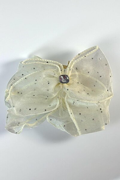 TAKIŞTIR Κούμπωμα με φιγούρα κορδέλας κρέμας