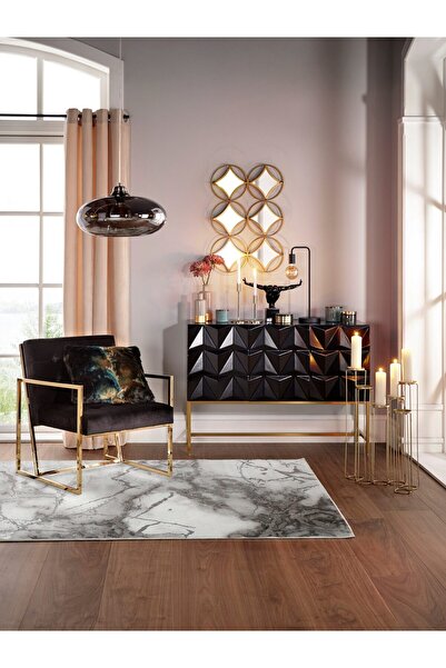 LUNA HOME Juliet Leonique marble-look carpet, elegant 160x230 cm