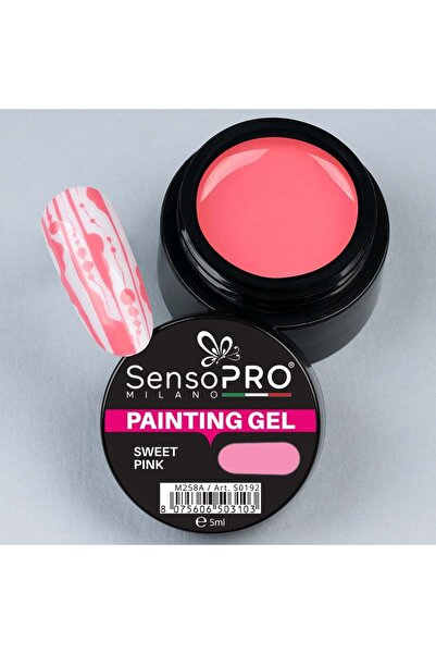 SensoPRO Milano Vopsea UV Gel Unghii Roz Dulce 5ml,