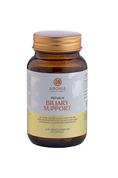 Aronia Charlottenburg Suport biliar premium: 60 de capsule pentru sănătatea vezicii biliare, a ficatului și a sistemului digestiv