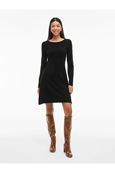 VILA Minikleid VIHELLIE Langärmeliges