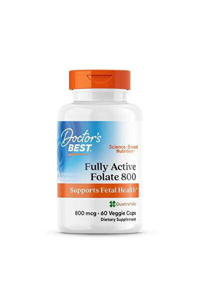 Doctor's Best حمض الفوليك النشط بالكامل من دكتورز بيست، 60 كبسولة نباتية، 800...
