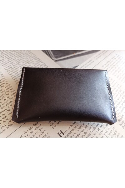 Mahfuz All Handcrafted Genuine Leather Minimalist Wallet Card Holder (11X6.5Cm) Xx22