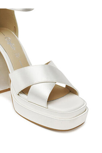 Buffalo Γυναικεία Σανδάλια λευκά BUFFALO-1291411 ΛΕΥΚΟ IVORY