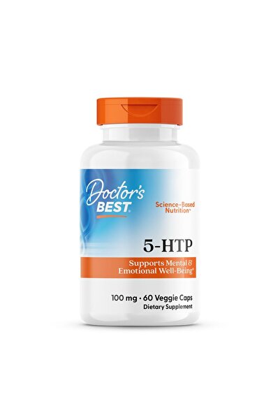 Doctor's Best 5-HTP، 60 كبسولة نباتية، 100 مجم