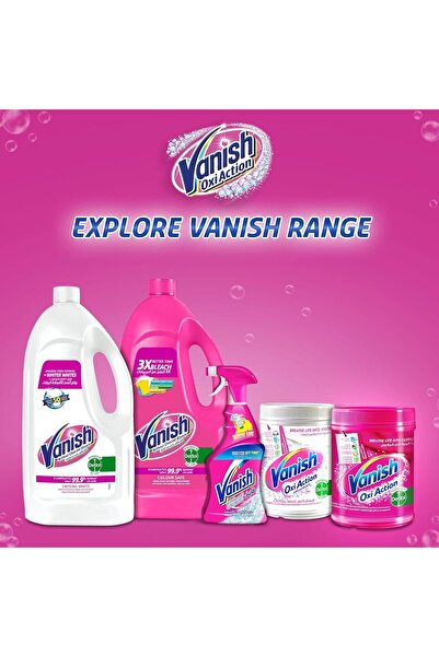 Vanish Oxi Action Crystal White Powder Stain Remover with Scoop, 450 g