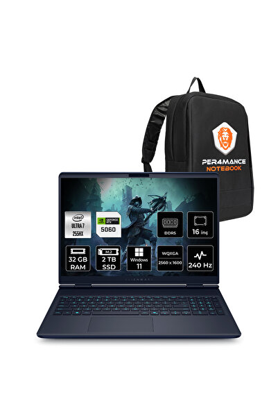 Dell Alienware 16X Aurora Ultra 7 255HX 32GB 2TB SSD RTX5060/8GB 16" QHD+ W11...