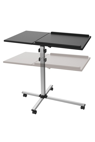 LogiLink BP0068 mobile stand, for projector/laptop, adjustable height, tilt, wheels, maximum 10 Kg